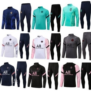 Chaqueta de Entrenamiento de Fútbol para Hombre, Estilo París, Chelsea, Atlético, Marsella, Brasil, Francia, Malla, Manga Larga, Media Cremallera - Product Image 2