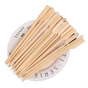 Palitos de bambú para asar malvaviscos largos, pinchos de bambú para barbacoa, palitos de comida redondos desechables para barbacoa, lo mejor para <span class=keywords><strong>parrilla</strong></span>, barbacoa, Kebab, fruta - Product Image 4