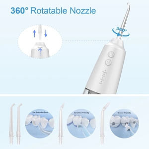 Irrigateur dentaire <span class=keywords><strong>sans</strong></span> fil multifonctionnel à usage domestique, 4 modes, OEM ODM, irrigateur oral électrique, irrigateur à eau électrique 300 ml - Product Image 3