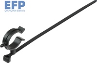 Lot de 100 attaches-câbles en nylon auto-bloquantes en matériau PA66 noir avec sangle en plastique 4,7*155 mm, attaches pour tuyaux, attaches-câbles