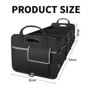 Organizador de Maletero para Autos y Camionetas de Lujo, Material Oxford Ecológico Super Resistente, Caja de Almacenamiento con 1-3 Compartimentos, Jiangxi - Product Image 6