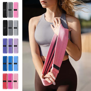 Bande <span class=keywords><strong>de</strong></span> résistance en tissu pour débutants, pour une activation des fessiers en toute sécurité - Product Image 4