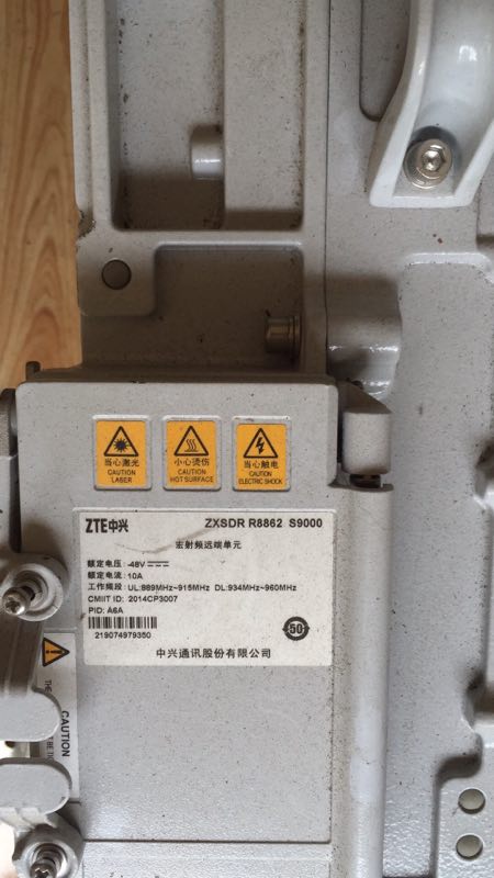 ZTE ZXSDR RRU R8862 S2100 A6A 2100MHz RRU8862 for Fiber Optic