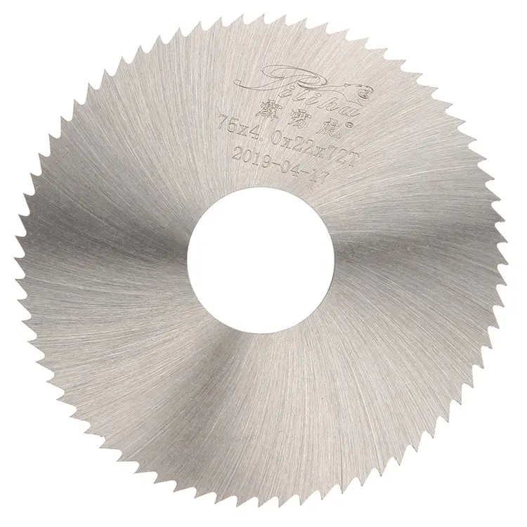 Disques de lame de scie à découper circulaire en métal HSS 72T coupe-scie à refendre ronde pour roue de coupe d'outil rotatif