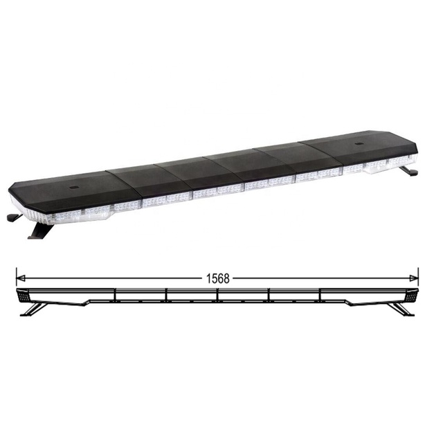 12 24 Volt 62" Led Strobe Warning Light Bar for Car Truck Ambulance Alarm Flashing Light bar