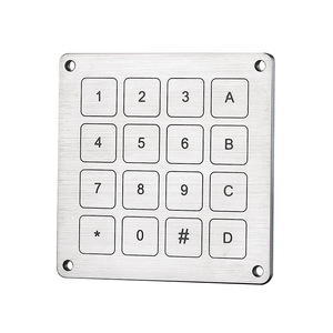 Teclado numérico industrial de Metal de 12 y 16 teclas, teclado plano de 4x3 y 4x4 para quiosco, cajero automático, máquina expendedora de billetes CNC - Product Image 2