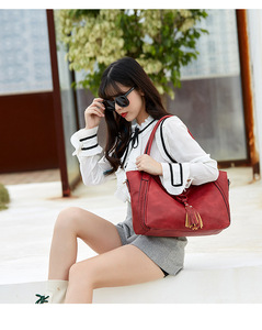 Bolsos de Mano de Cuero Suave para Mujer, Bolsos de Hombro de Diseñador de Lujo, Bolsos Cruzados de Gran Capacidad para Damas, Bolsos de Mensajero de Moda para Compras - Product Image 4