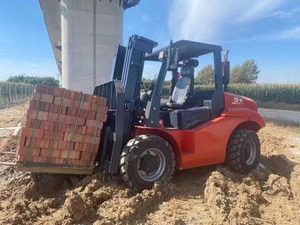 2025 Nueva gran oferta carretilla elevadora diésel de 3 toneladas con certificación ISO todoterreno 4WD todos los 6m precio competitivo para todo terreno áspero carretilla elevadora - Product Image 5