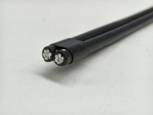 CAAI <span class=keywords><strong>Y</strong></span> 1x35 + N25 ABC ASTM B LV Línea Cubierta AL + AAAC XLPE Cable Servicio Drop 2 núcleos <span class=keywords><strong>Fase</strong></span> + <span class=keywords><strong>Neutro</strong></span> Sin Iluminación EESCABLE - Product Image 3