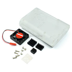 Raspberry <span class=keywords><strong>Pi</strong></span>第4世代開発ボードABS射出成形シェルは、黒と白の冷却ファンを装備することができます - Product Image 2