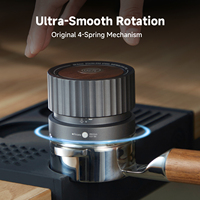 ZeroHero Distributeur de café auto-nivelant en gros, Niveleur d'espresso par gravité, Profondeur réglable, Acier inoxydable pour porte-filtre