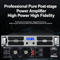 Amplificateur de puissance LV-650, double canal, 2*600W 8ohm, 2*900W 4ohm, amplificateur stéréo professionnel pour scène, KTV, système de sonorisation PA
