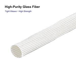 Gaine en fibre de verre de haute qualité résistante aux hautes températures, gaine isolante en fibre de verre, tube en fibre ignifuge et résistant aux flammes - Product Image 5