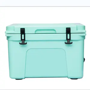 40QT Ice Cooler Box Outdoor Beer Picnic Container Rotomolded Coolers Drinks Ice Cooling Lunch Box Camping Cool Box TOLEE Factory