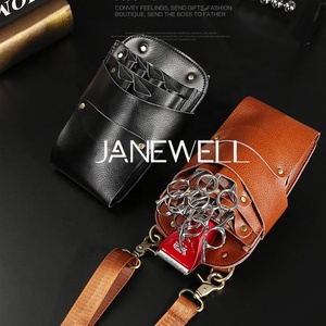 Tóc kéo bao da chính hãng kéo trường hợp giữ cho 6 cái kéo Trường hợp với vành đai thắt lưng - Product Image 2