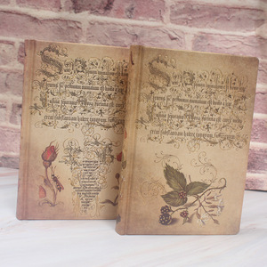 Papel Kraft de tapa dura Retro DIY diario colorido planificador Floral colegiala diario suministros de oficina papelería cuaderno - Product Image 1