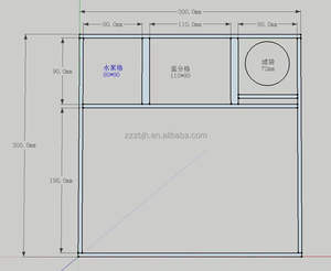 ZOOBAM 사용자 정의 용량 해양 수족관 유리 탱크 220V 친환경 바닷물 민물고기 산호 포스트 필터 - Product Image 2