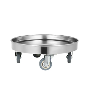 El OEM directo de fábrica acepta la rueda de coche móvil redonda contemporánea del acero inoxidable - Product Image 4