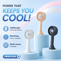 Ventilateur portable mini refroidissant personnalisable, rechargeable par USB, petit ventilateur personnel, vente en gros, extérieur, fin, avec strass, ventilateur électrique à main