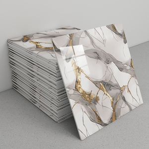 Autocollant mural en <span class=keywords><strong>carrelage</strong></span> effet marbre, auto-adhésif, imperméable, panneaux muraux en mousse 3D pour salle <span class=keywords><strong>de</strong></span> bain et cuisine - Product Image 3