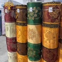 Expédition Rapide Tissu Jacquard Teint Respirant pour Rideaux 280 GSM Stock Prêt Textile Priorité pour Commandes Urgentes