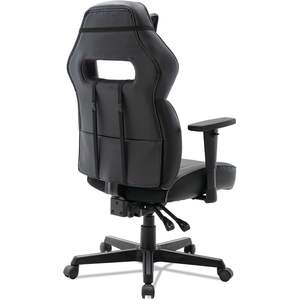 Silla de Juego Ergonómica Alera Estilo Racing, Soporta 275 Libras, Altura del Asiento 15.91-19.8 Pulgadas, Asiento/Respaldo con Acabado en PU Negro/Gris, Fabricada en Metal - Product Image 4