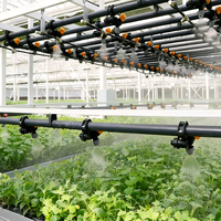 Système de pulvérisation automatique en usine avec contrôle PLC EC pH pour l'irrigation des serres et des pépinières