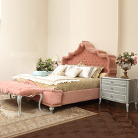Meubles de chambre à coucher princesse de luxe français antique de haute qualité