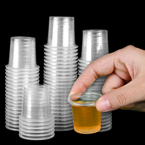 25Ml 30Ml Wegwerp Melktheekop Plastic Bubble Theekopjes Pmaterial Wegwerp Plastic Medische Maatbeker - Product Image 2