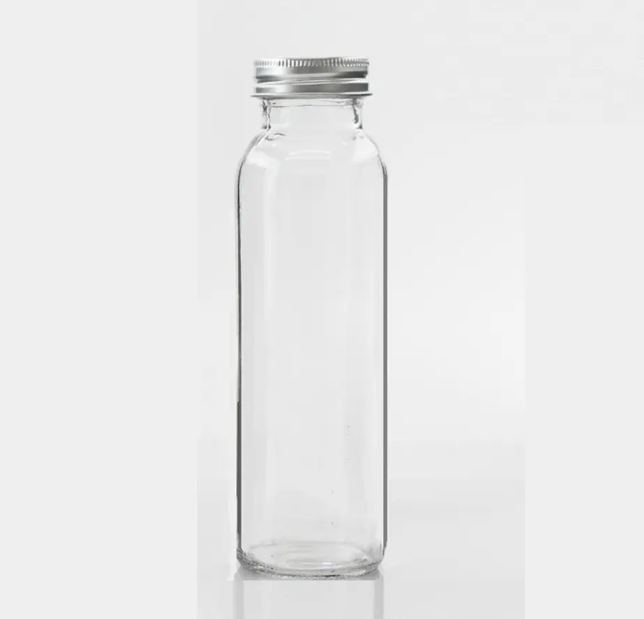 Bouteille d'eau en verre personnalisable, pour jus Orange, ml