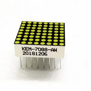 Blanco mini matriz de puntos 1,9mm mini 8x8 LED atrix