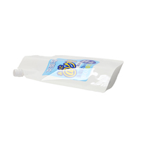 Approvisionnement d'usine écologique petite taille cosmétique shampooing liquide échantillon bec sac d'emballage crème pour le visage support pochette capuchon en plastique