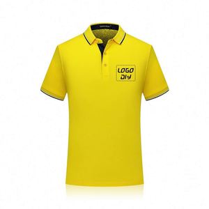 Camiseta de Golf de Piqué Lisa con Diseño de Uniforme Masculino al por Mayor 2021, Camisetas Polo de Tela 100% Algodón, Camisetas Polo Personalizadas con Logotipo para Hombre - Product Image 3