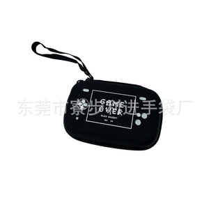 Étui pour console de jeu Eva, sac de rangement à fermeture éclair pour lecteur numérique portable, housse de protection sur mesure, noir - Product Image 4