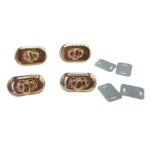 Sắt hình elip xoắn khóa xoay phần cứng đầu túi mở khóa cho hành lý Hộp quà tặng gia công dịch vụ sản phẩm - Product Image 1