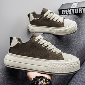 Men's <b>Shoes</b> 2025 Autumn New Style Youthful Outdoor Trendy Thick-Soled Non-Slip Simple Design Running <b>Height</b> <b>Increasing</b> <b>Shoes</b> - Product Image 6