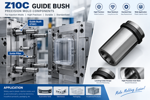 Precision Locating Guide <b>Bush</b> for Injection Mold Shouldered Guide Bushing for Plastic Mold Alignment and Positioning High <b>Wear</b> - Product Image 1