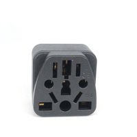 Adaptateur de prise d'alimentation de voyage ue/royaume-uni/AU/IN/CN/JP/asie/italie vers états-unis/Canada