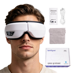 Massaggiatore Oculare Elettrico con Airbag, Vibrazione e Massaggio, Allevia Stress e Fatica, Musica Rilassante, Occhiali Intelligenti Pieghevoli <span class=keywords><strong>per</strong></span> la Cura degli <span class=keywords><strong>Occhi</strong></span> - Product Image 1