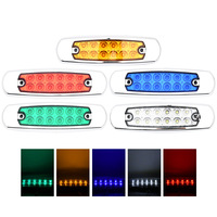 Superbleds Auto voiture 24V LED lumière camion feu de position latéral marqueur LED signal lumineux 24V LED jaune indicateur feux de position latéraux en gros