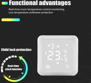 <span class=keywords><strong>Thermostat</strong></span> intelligent Wifi programmable numérique <span class=keywords><strong>sans</strong></span> <span class=keywords><strong>fil</strong></span> pour le chauffage domestique HY517, compatible Tuya et <span class=keywords><strong>Google</strong></span> <span class=keywords><strong>Nest</strong></span> - Product Image 6