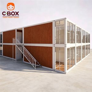 บ้านสำเร็จรูป Cbox Eco-Friendly ขนาด 20 ฟุต 40 ฟุต แบบพับได้ สำหรับอยู่อาศัย อพาร์ทเมนท์ โรงแรม โรงพยาบาล - Product Image 2