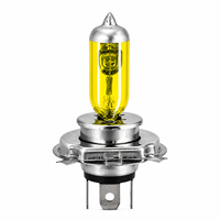 Vente d'usine, ampoules halogènes en verre de quartz H4 12V 100/90W, lumière dorée, ampoule de phare de voiture, certificat CE RoHS