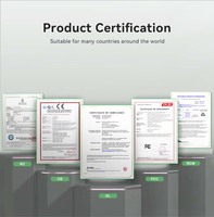Cargador de Pared USB Tipo C PD Ultra Delgado, Mini, con Certificación CE, UL, PSE, KC, SAA, Carga Rápida GaN de 65W para Teléfonos Celulares