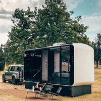 Maison mobile sur roues à prix abordables roulotte de bureau portable cabin apple tiny home trailer