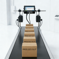 Machine de codage de date automatique à écran tactile de 4,3 pouces de haute qualité, électrique, pour film plastique et carton, livraison rapide