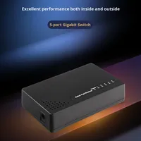 Autre commutateur réseau Gigabit 5 ports 1000M, routeur de ligne, moniteur, répartiteur WD-1005GX pour la maison et le bureau