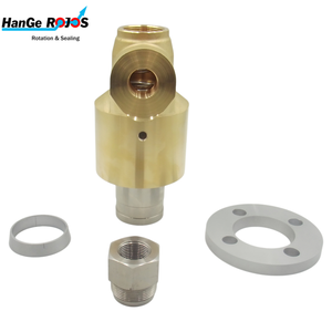 定制更换Maier DXSR 250K黄铜水旋转接头K-法兰连接8巴压力1000转/分颚式旋转 - Product Image 2