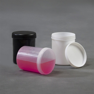 Pet White Plastic Jar 8oz White Cosmetic Jar For Cream Skin Care Packaging Container
