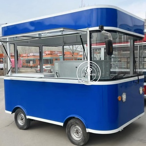 Electric Drivable Food Truck Coffee <strong>Ice</strong> Cream Boba Tea Van Coffee Truck Burger Van Pizza Taco Electric Mobile Food Truck - Product Image 2
